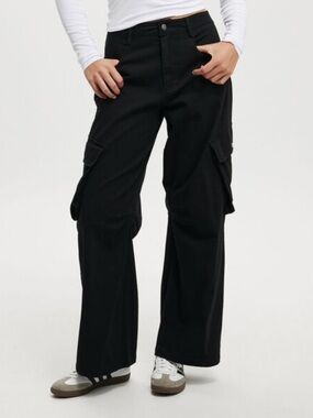 Cotton On Black Cargo Pants